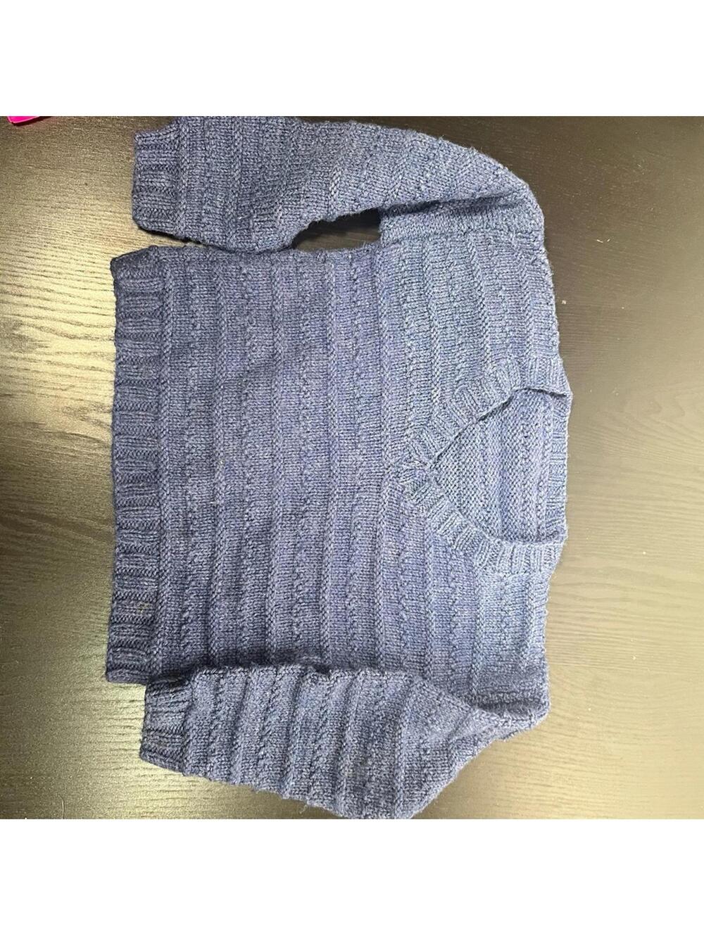 Handcrafted Kids Sweater - Blue